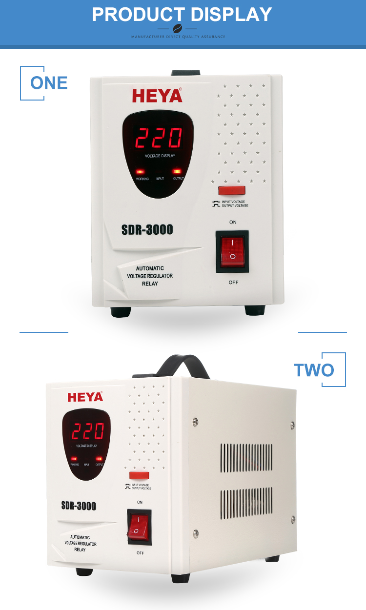 SDR New design AVR-3000 relay type voltage stabilizer