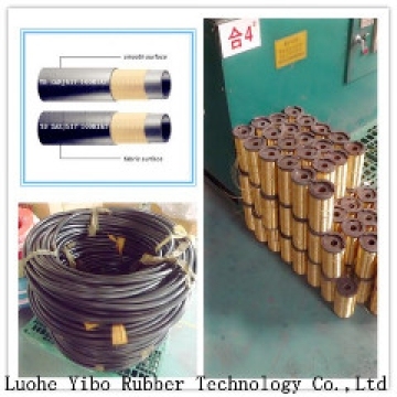 Wire braid hydraulic hose