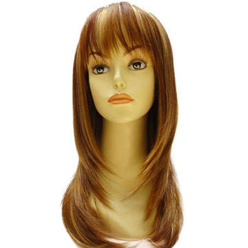 Synthetic Wigs, High Heat-resistant, Machine-made, Available in Various Styles and Colors