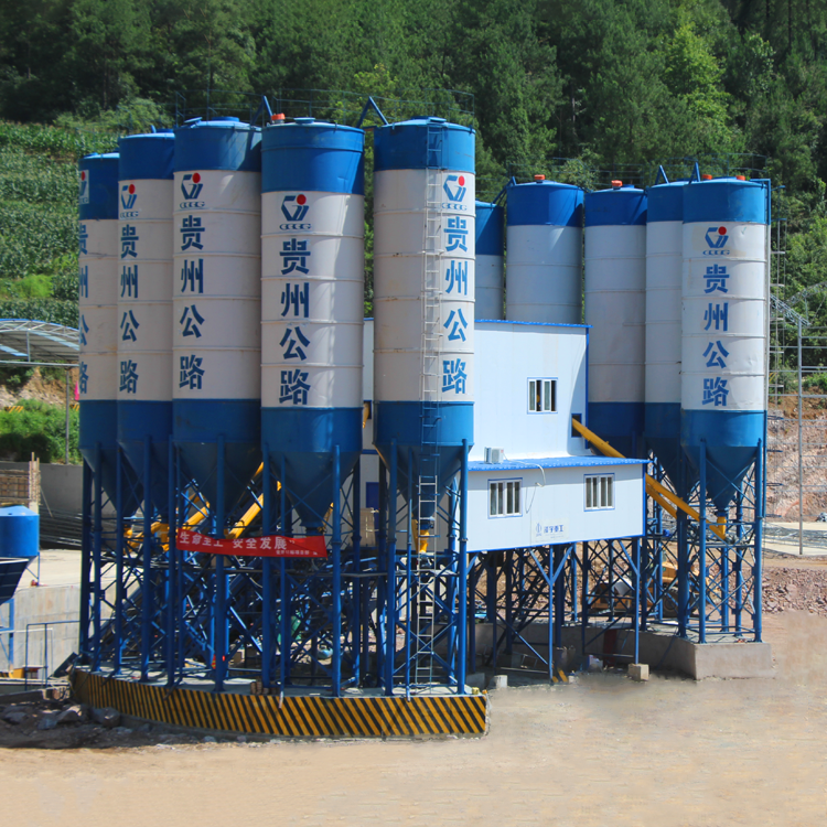 80ton welded cement silo for concrete mixer plant