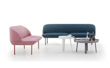 Comforable Memory Foam Lounge Fabric Office Sofa