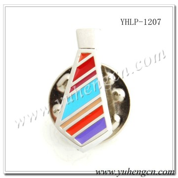 YHLP-1207 Novelty Enamel Tie Lapel Pins,Mens Badges
