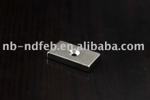 Super rectangular block magnet with cup hole