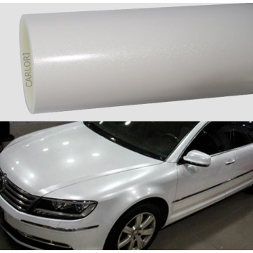 Metallic Diamond Matte White Car Vinyl Wrap