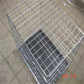 Rostfritt stål Folded Dog Animal Cage