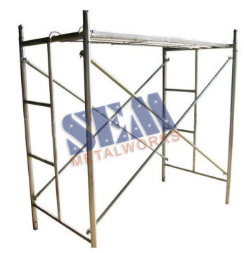 Powder Coated Shoring Frames Scaffolding Support Construction