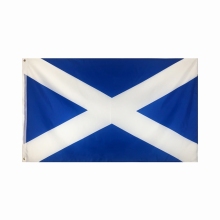 Scotland banner flags blue white X national flag 3x5