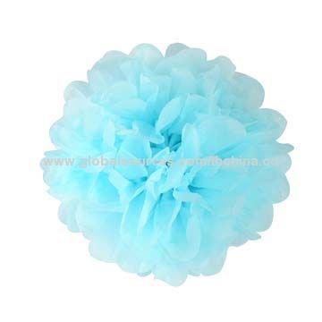 Folding paper flower ball, used for wedding/holiday/party/home decorations