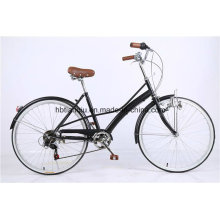 26 &quot;6 Speed ​​Steel Leisure Lady City Vélo / Vélo / Cycle