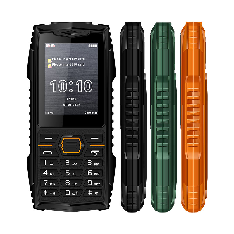 OEM UNIWA WG95 2.4 Inch Screen IP68 Waterproof Dustproof Unlocked Single camera 3G Network Rugged Keypad Mobile Phone