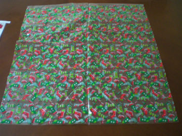 Personalised Clear Cellophane Party Gift Bags With Bottom Sealing