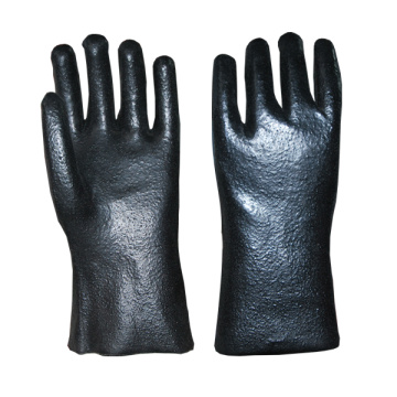 Guantes recubiertos de PVC con 12 pulgadas