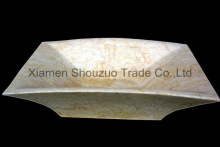 Sunny Yellow Marble Sink