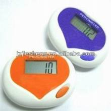 Cute Heart Shape Calories Distance Cheap Mini Pedometer