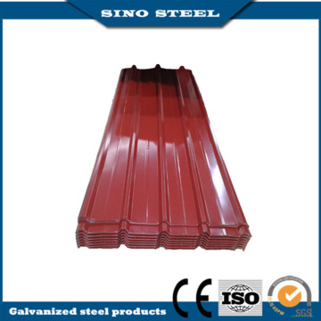 Red Color 840 Type Prepainted Steel Roofing Sheets