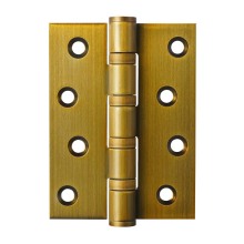 Brass door hinge production and installation