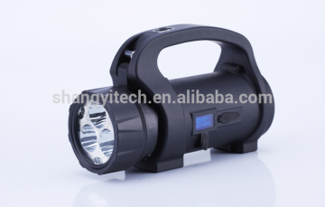 New Design High Power Rechargeable Hand Crank Charge Torch Light