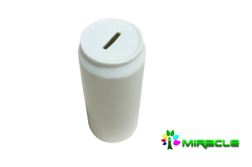 sublimation printable white ceramic saving bank,ceramic money box bank for sublimation