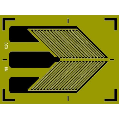 Double shear HA strain gauges