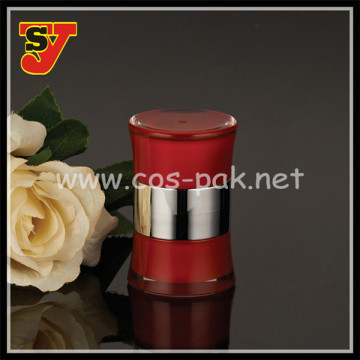 High Quality New Waist Drum Shape Acrylic Cream Jar For Cosmetic
