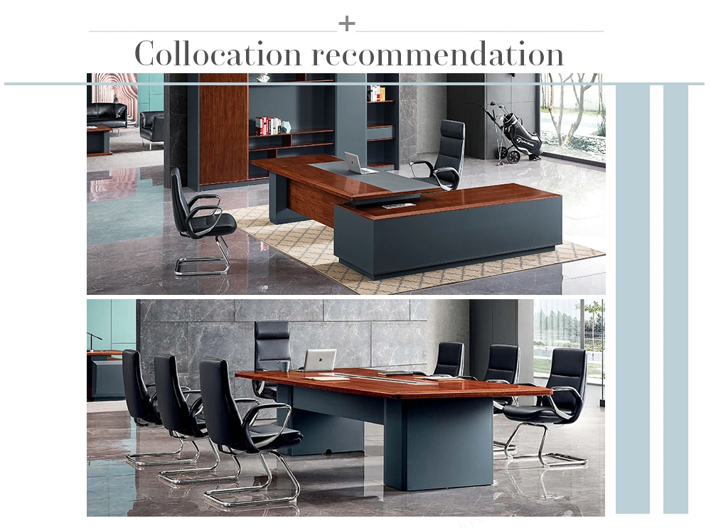 New Design Luxury Wooden Office Furniture Meeting Negotiating Table