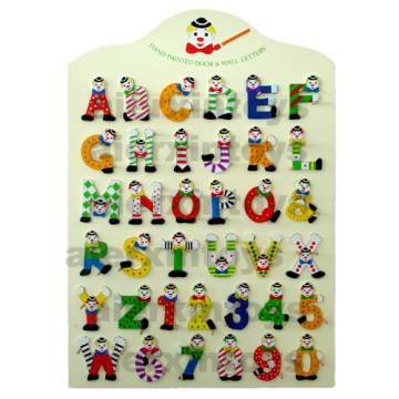 Wooden Alphabets & Numbers with Hand Painting (81461 & 81462)