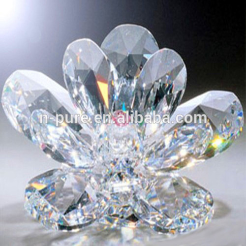 Shining Clear Crystal Lotus