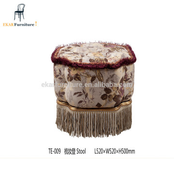 Baroque Furniture Comfortable Purple Small Round Chair