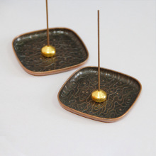 Factory Price Mini Incense Stick Iron Art Round Square Travel Incense Stand