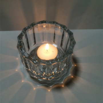 Clear Candle Cup Compolador de vidro Vapa Diy Jar