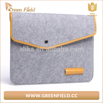 Wholesale gray handmade popular felt laptop bag