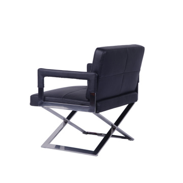 Stylish Leather Aster X Easy Chair