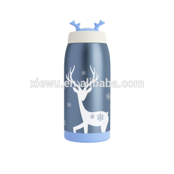 X&W 250ml/350ML antler shape Christmas gifts thermos
