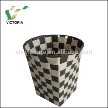 Promotion High Quality PP Woven Storage Basket Rubbish Basket