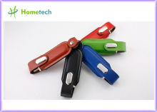4gb Swivel Leather Usb Flash Disk Usb 2.0 Standard Leather Usb Pen