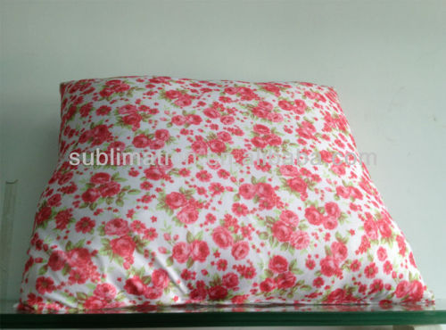 Sublimation pillow-square print flower sublimation pillow