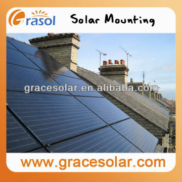 solar home racking system, residential solar home racking structures