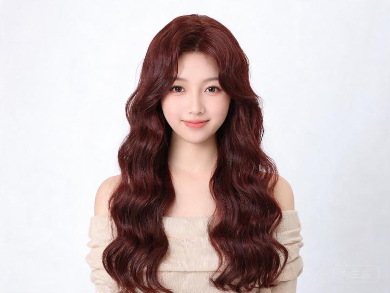 Dark Auburn Body Wave Lace Front Wig Human Hair