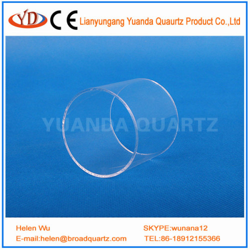 Transparent Quartz Glass Tube
