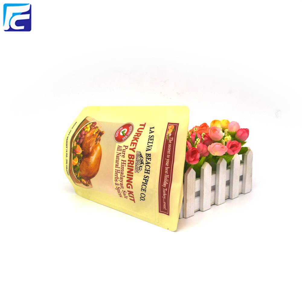 Block Bottom 250g Doypack Food Packaging Ziplock Bag