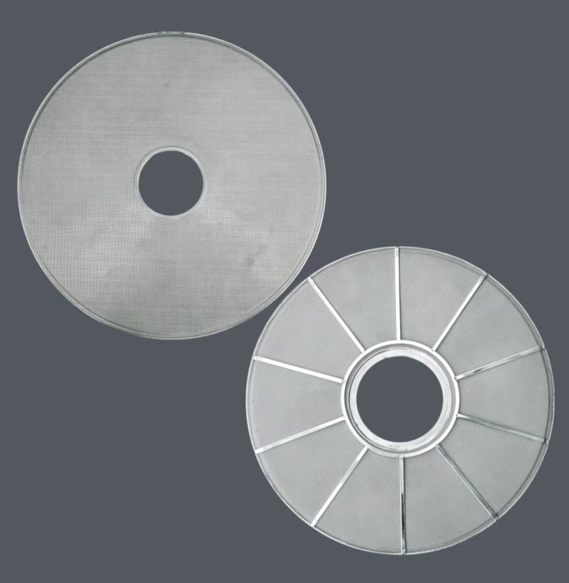 disc filter for polymer