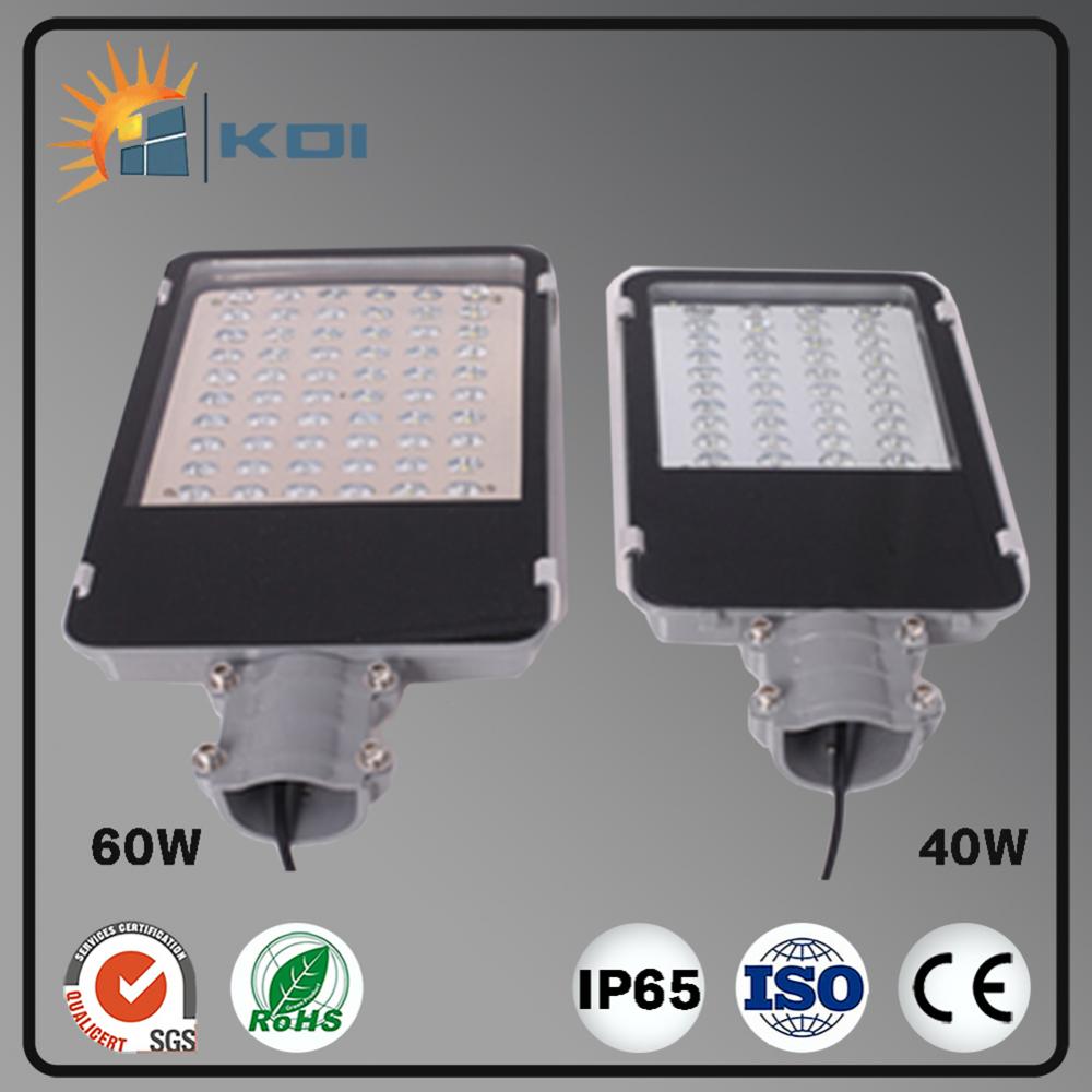 وافق CE بنفايات LED مصباح الشارع IP65