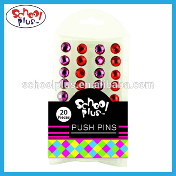 Glitter push pins widely use in office and school