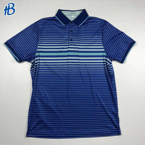 2020 camisas azuis de golfe pólo