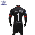 Maillot de rugby à sublimation d'impression numérique de conception personnalisée