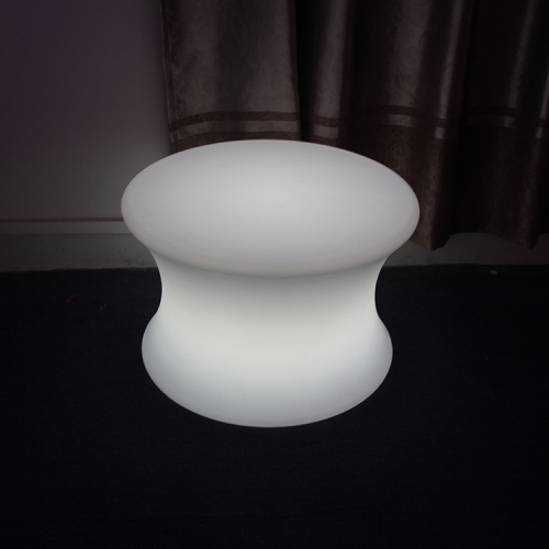 Modern Plastic Material Led Round Center Table