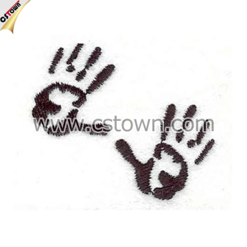 Hands embroidery large iron on patches