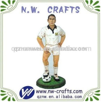 soccer player figurine sculpture custom