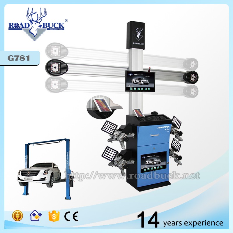 RoadBuck R600 automatic lifting 3D wheel alignment machine match garage