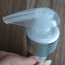28 mm Size Matt Silver Metal Collar Lotion Pump,matt silver aluminum lotion pump
